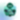 a green robot is holding a cube with the letter a on it